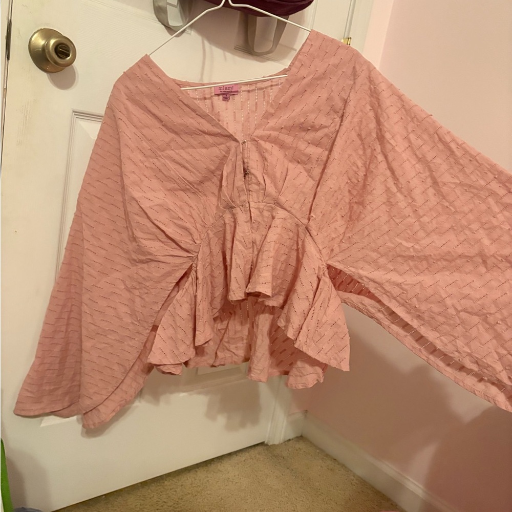 Pink Blouse Shirt